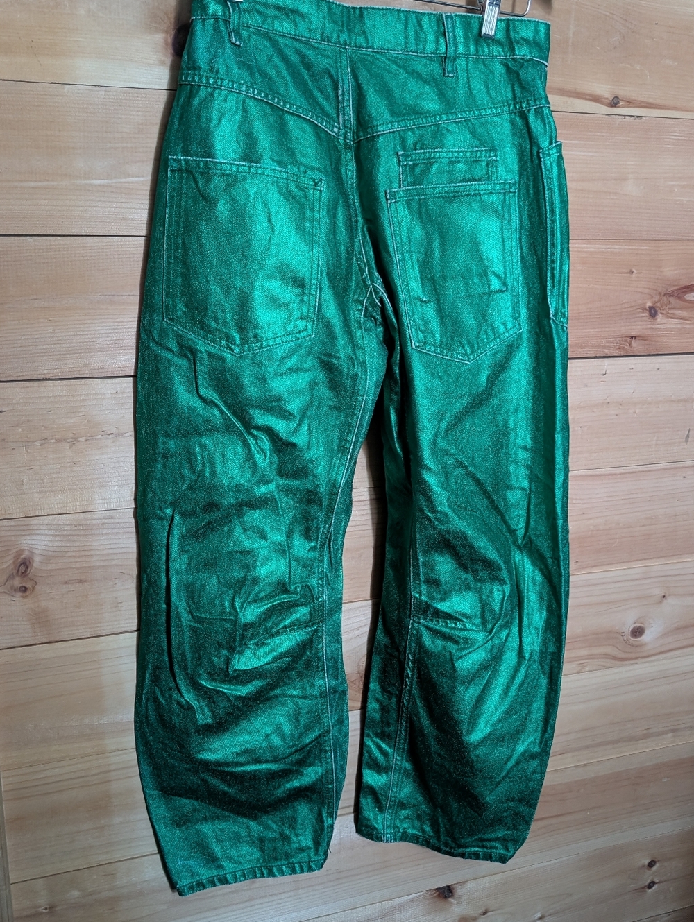 SAMPLE We The Free Minimalist Moxie ..Size 26, Metallic Green - Picture 2 of 3